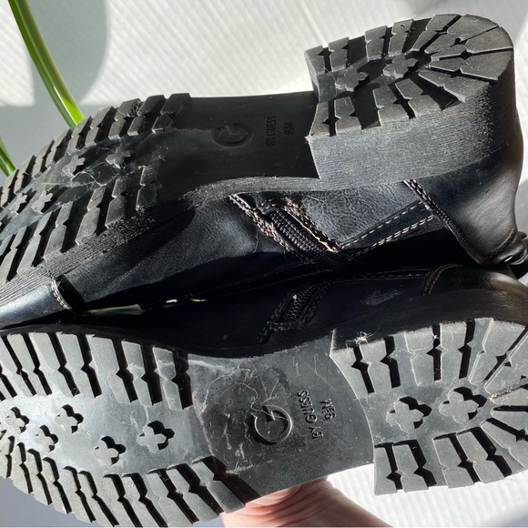 G By Guess Black Combat Boots - Picture 6 of 12